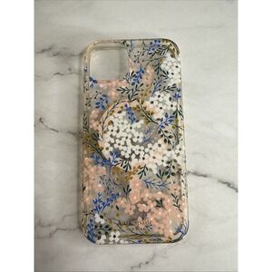 kate spade Floral iPhone Case - Pink, Blue, Gold
